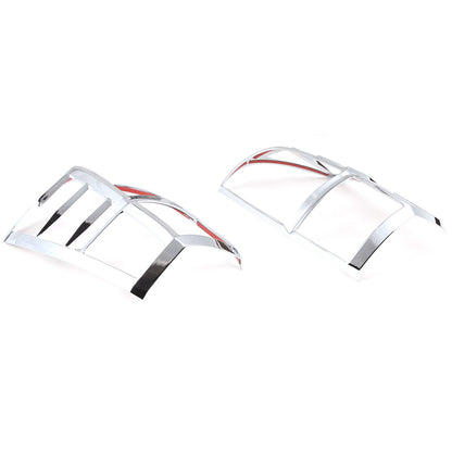 Chrome Silver Rear Taillight Trim Cover Bezel Trim For Toyota Tacoma 2016-23 US 10