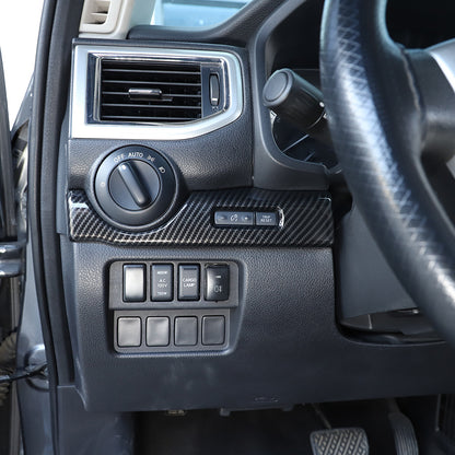 Carbon fiber Look Dashboard Center Console Trim Cover for Nissan Titan 2016-23 13