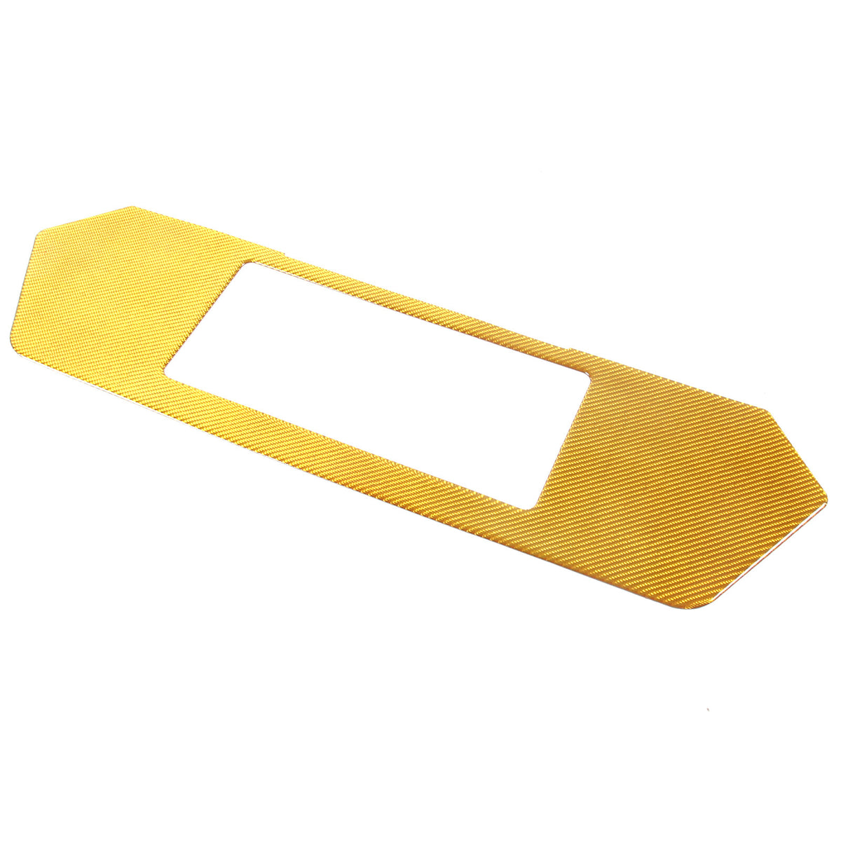 Yellow Carbon Fiber Rear License Plate Frame Panel Sticker For Corvette C8 20-26 9