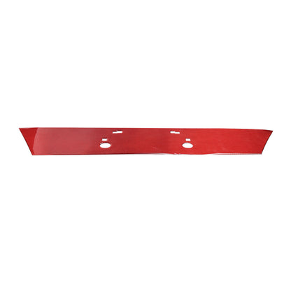 Red Carbon Fiber Rear License Plate Bottom Trim Panel For Corvette C6 2005-2013 13