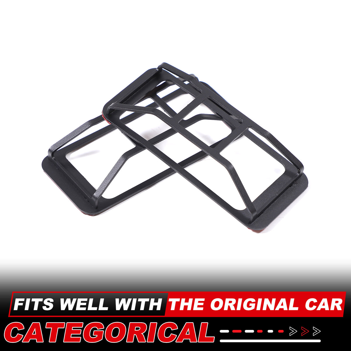 Steel Front Fog Light Lamp Cover Trim Ring For Toyota Land Cruiser LC250 24+ US 12