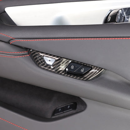 Carbon Fiber ABS Interior Full Decor Cover Trim Kit For Corvette C8 2020-2025 - Styles 11-15 32