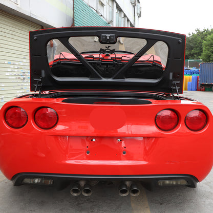 Angry Bird Steel Trunk Tailgate Lid Trim Panel Cover For Corvette C6 2005-2013 8