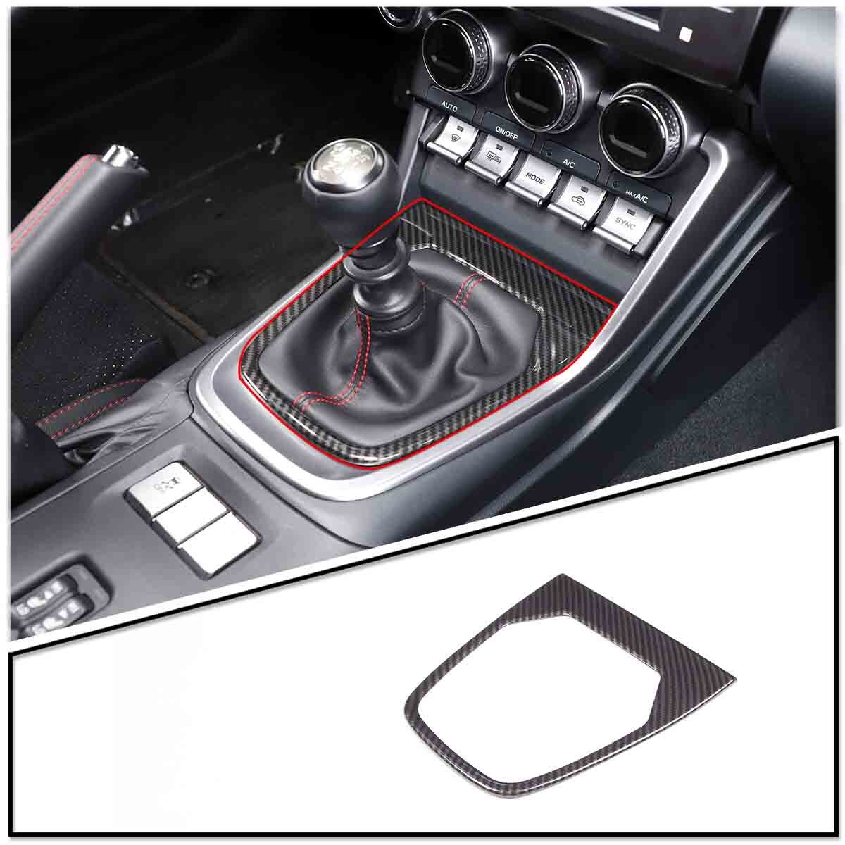 ABS Carbon Fiber Interior Center Console Trim Set Fits For GR86/BRZ 2022-2025 US - Variants 6-10 18