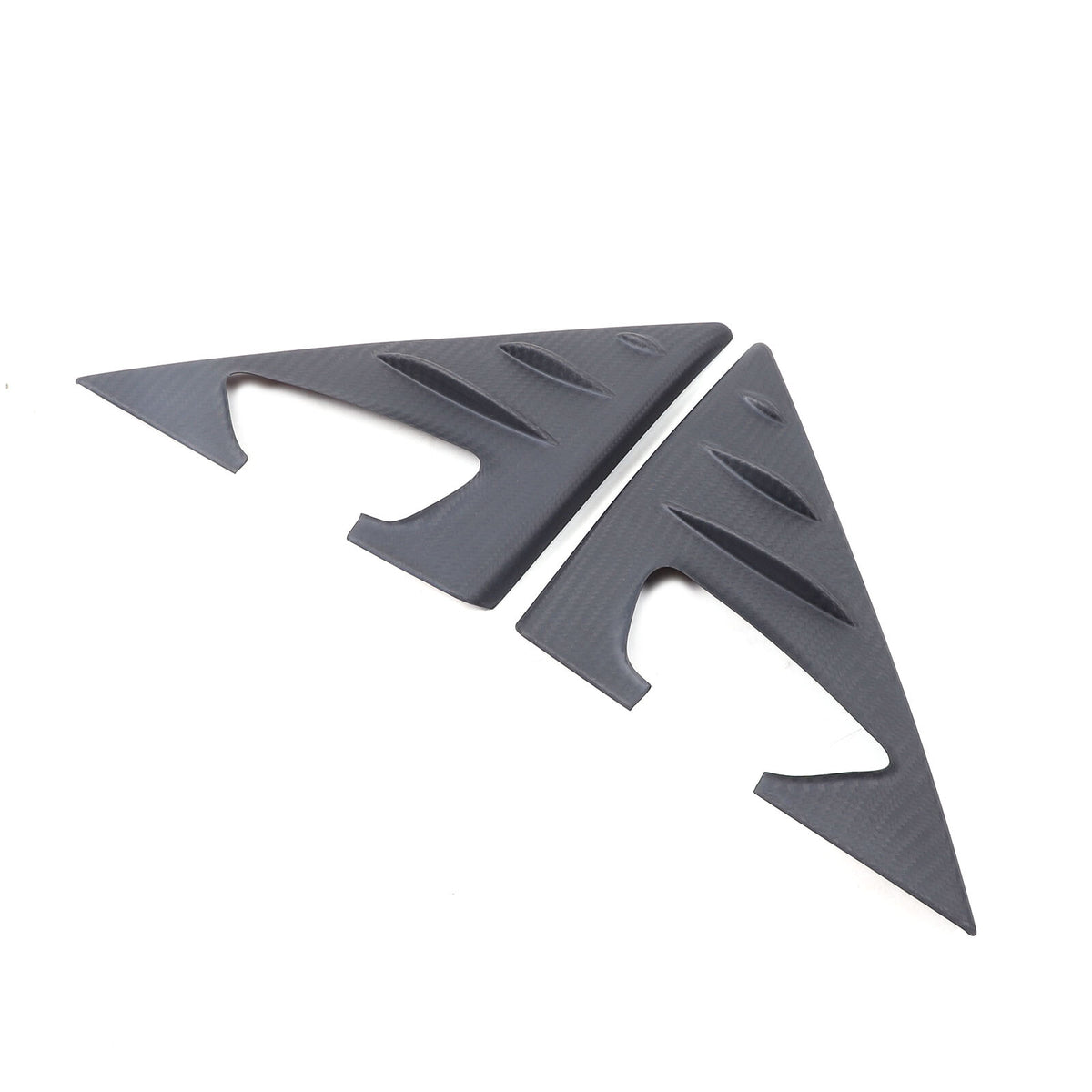 Matte Real Carbon fiber Window A Pillar Triangle Cover Trim for Lotus EMIRA 21+ 6