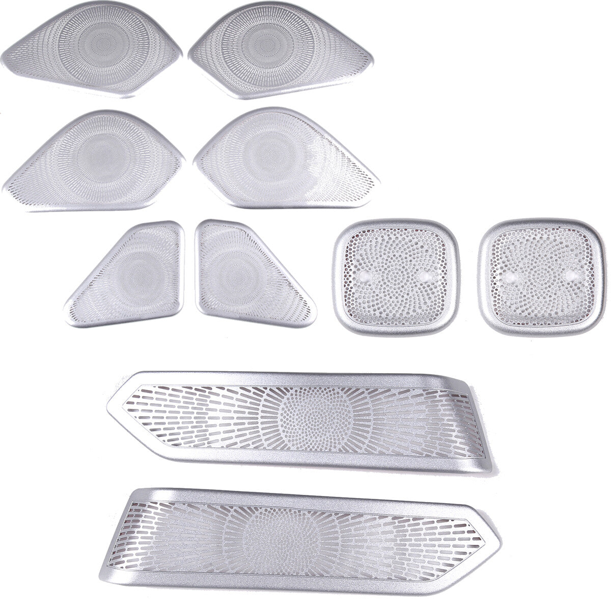 S. Steel Door Speaker A pillar Cover Mesh Trim For LR Range Rover Vogue 2022-23 1
