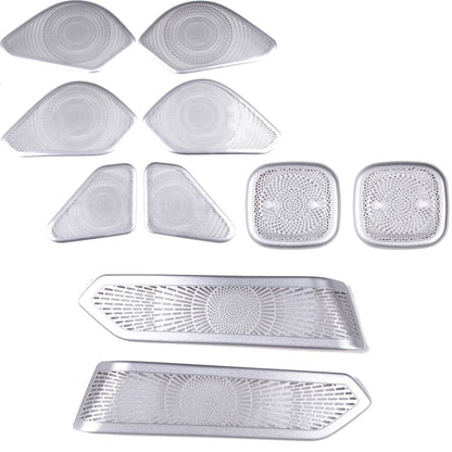 S. Steel Door Speaker A pillar Cover Mesh Trim For LR Range Rover Vogue 2022-23 1
