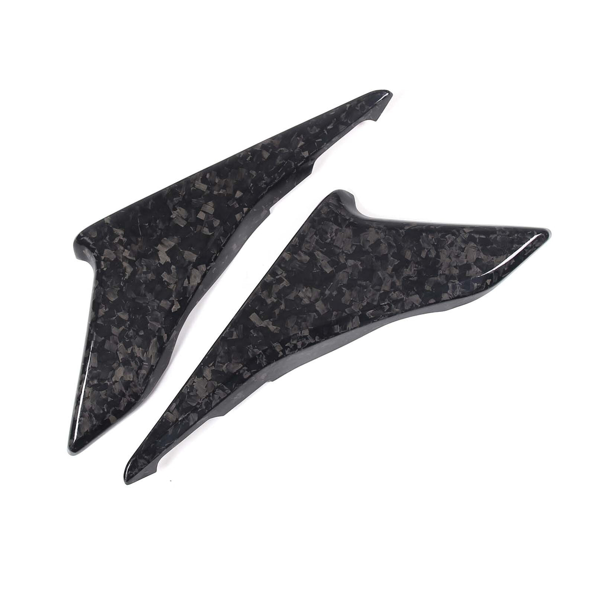 Forged Dry Carbon Fiber Interior Door Panel Cover Trim For Corvette C8 20-26 14