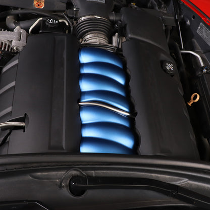 Blue Aluminum Alloy Intake Manifold Cover Engine Part For Corvette C6 2005-2013 3