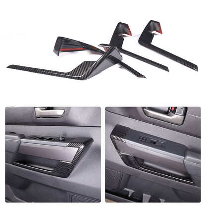 ABS Carbon Fiber Interior Set Cover Trim Kit For Toyota Tundra Sequoia SR 22+ - Styles 1-5 134