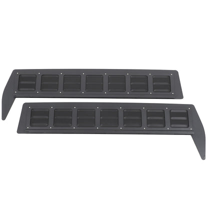 Aluminum Rear Door Window Louver Air Vent Panel Trim For Honda Odyssey 2009-2014 2