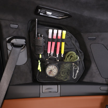 Black Rear Trunk Side Storage Bag Pockets Organizer For BMW X7 G07 2019-23 14