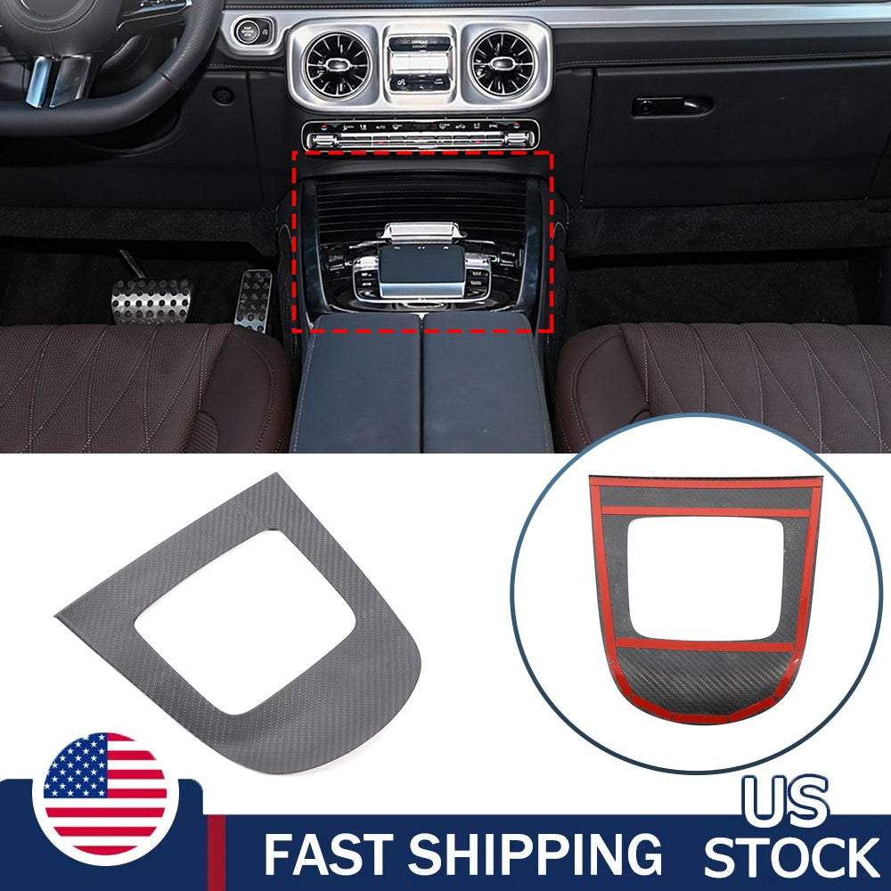 Real Carbon Fiber Center Console Gear Shift Panel For Benz G-Class W463 2025 US 1