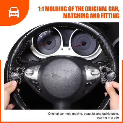 Soft Carbon Fiber Interior Center Console trim Sticker For Nissan Juke 2011-2019 42