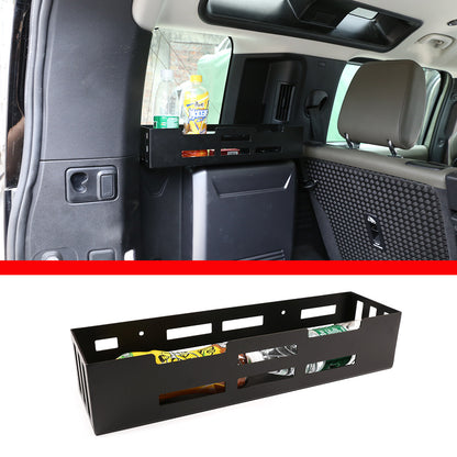 Alloy Rear Trunk Left Side Storage Box Organizer For LR Defender 110 20-21 5