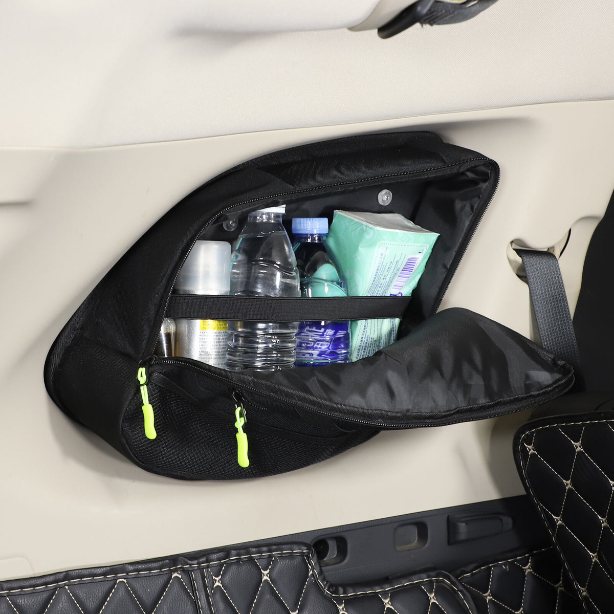 Rear Trunk Left Side Storage Bag Pocket Organizer For Mitsubishi Outlander 16-20 24