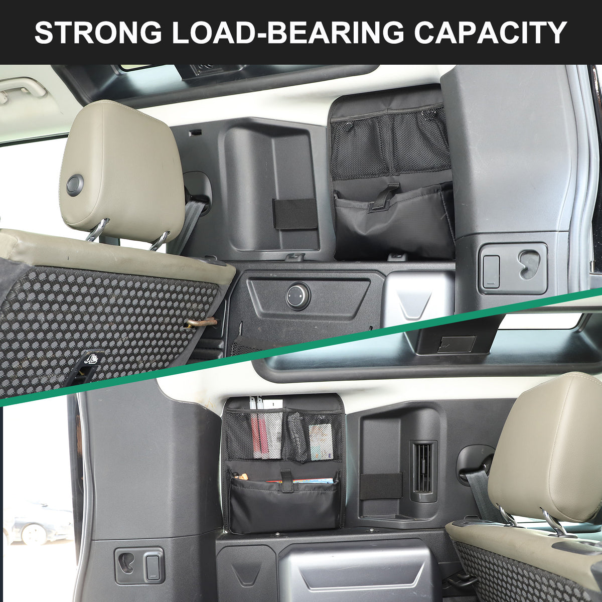 Rear Trunk Anti-roll Storage Bag Organizer Oxford For LR Defender 90 110 2020-24 12
