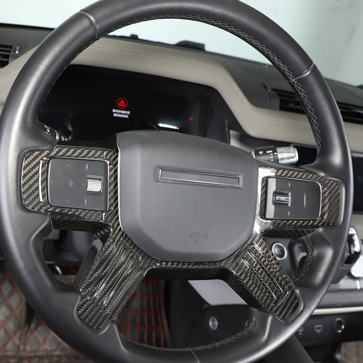 Real Dry Carbon Fiber Full Interior Trim Set For LR Defender 90 110 L663 20-23 7