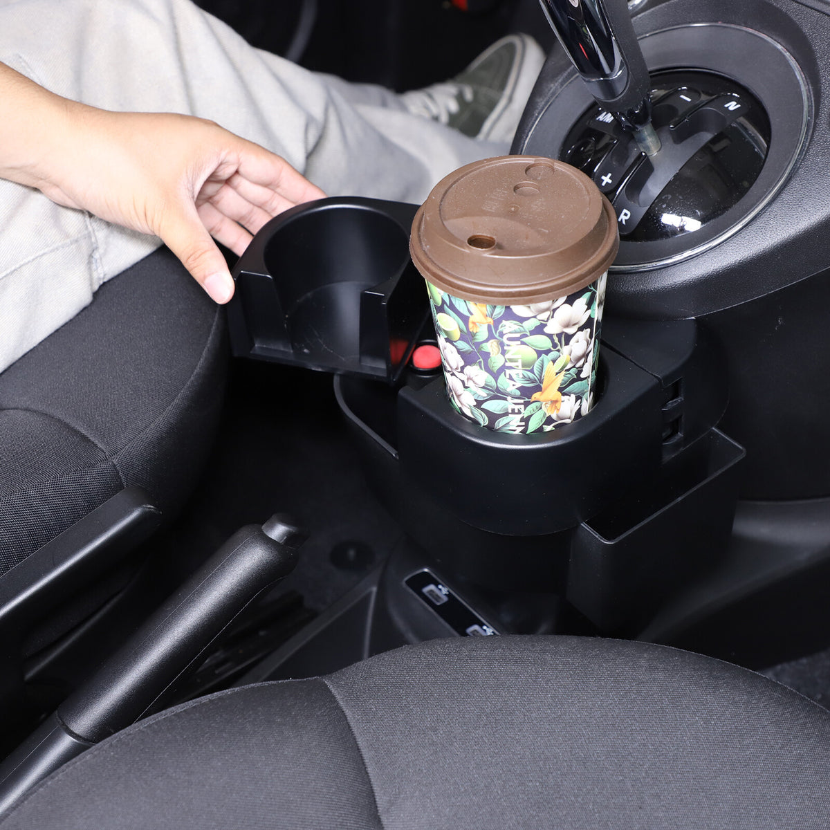 Center Lower Cup Storage Box Organizer Tray For Fiat 500 Abarth 595 695 2016+ 24