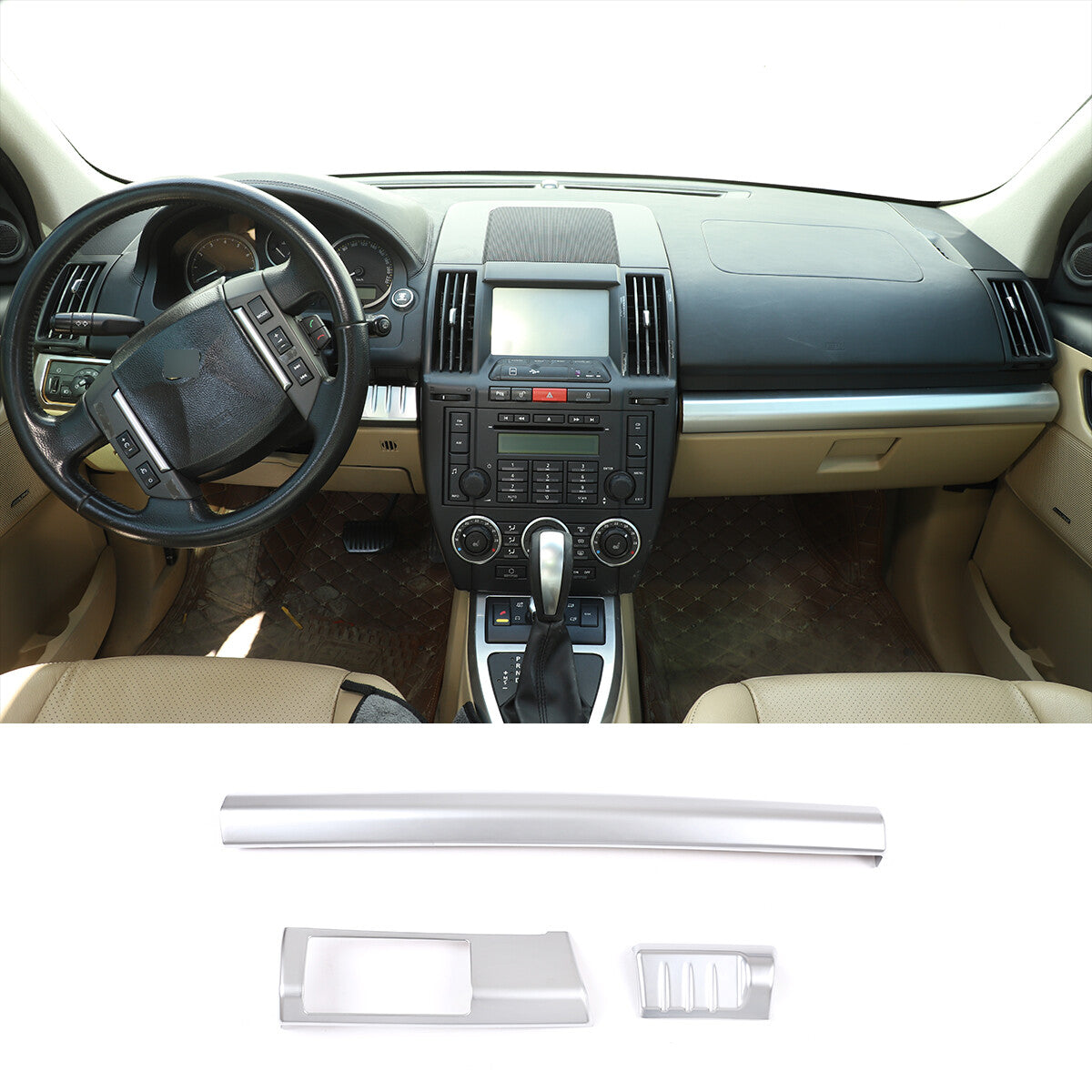 Dashboard Console Decoration Cover Trim For Land Rover Freelander 2 LR2 07-15 1
