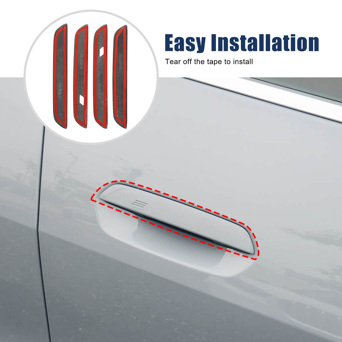 Real Carbon Fiber Outer Door Handle Trim For BMW 4 series G23 430i 440i 2022-23 17