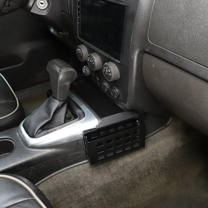Black Interior Gear Shift Storage Box Two Baskets Trim For Hummer H3 05-07 6