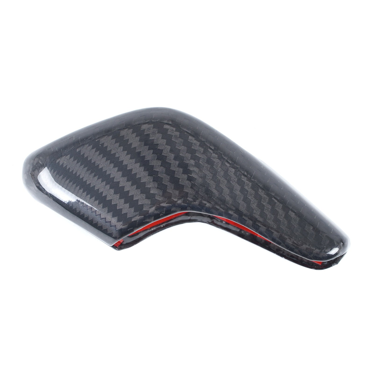 Real Carbon Fiber Center Gear Shift Knob Cover Trim For Jaguar F-TYPE X152 2013+ 9