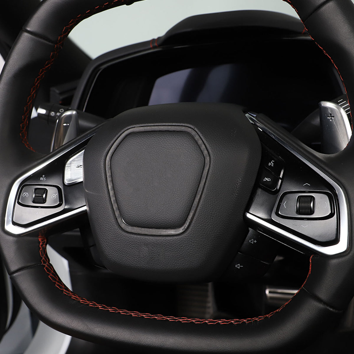 Matte Real Carbon Fiber Interior Exterior Trim Cover For Corvette C8 2020-25 56