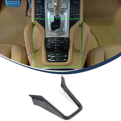 Real Carbon Fiber Center Gear Shift Cover Trim For Porsche Cayenne 958 11-17 US 3