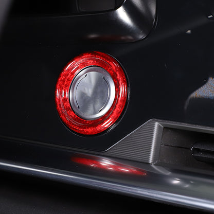 Red Real Carbon Fiber Full Interior Set Decor Trim Kit for Corvette C8 20-25 170