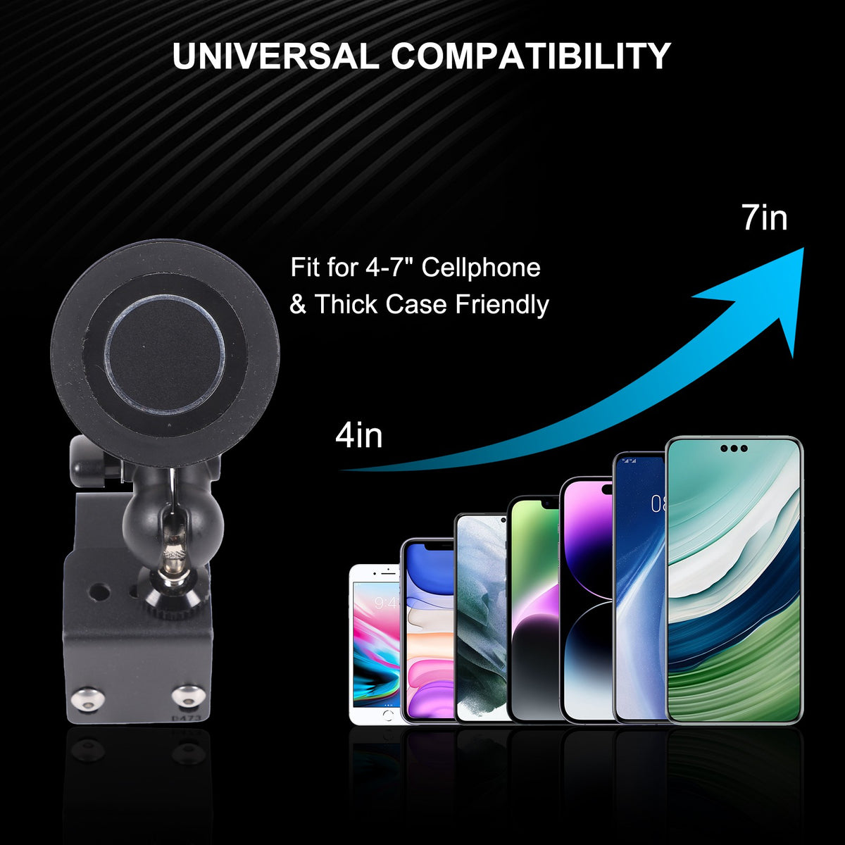 Magnetic Dashboard Center Phone Mount Bracket For Jaguar F-Type X152 2013+ US 11
