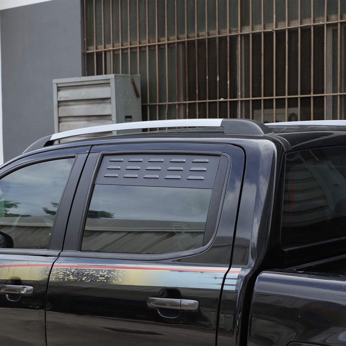 Aluminum Rear Door Window Louver Air Vent Panel Trim For Ford Ranger T7 15-22 US 20