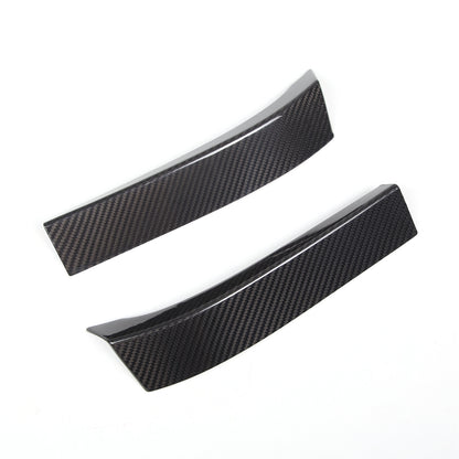 Real Carbon fiber Interior Door Upper Panel trim Cover For Corvette C8 2020-26 9