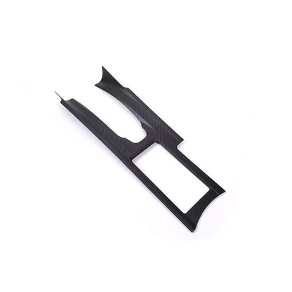 Matte Real Carbon Fiber Console Gear Shift Trim Sets For Nissan GTR R35 08-16 5
