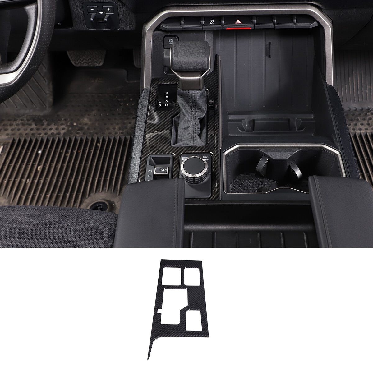 ABS Carbon Fiber Interior Set Cover Trim Kit For Toyota Tundra Sequoia SR 22+ - Styles 1-5 215