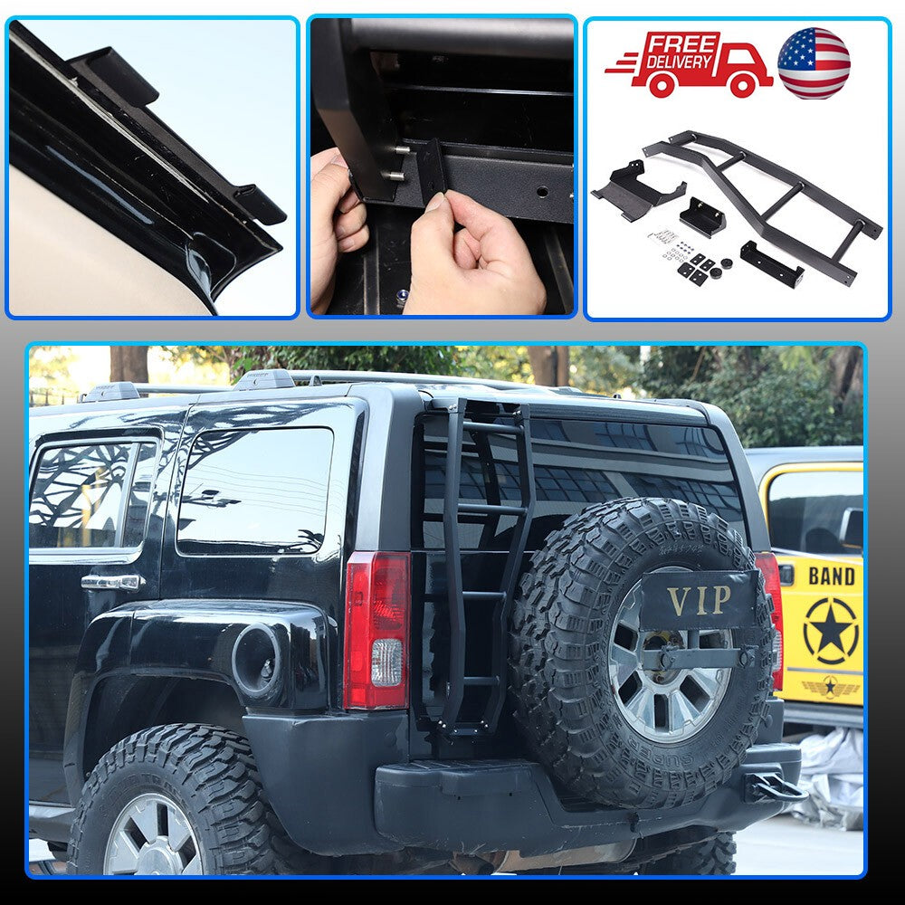 Back Rear Roof Ladder Tailgate Driver Side Rack Basket For Hummer H3 2005-09 US 1