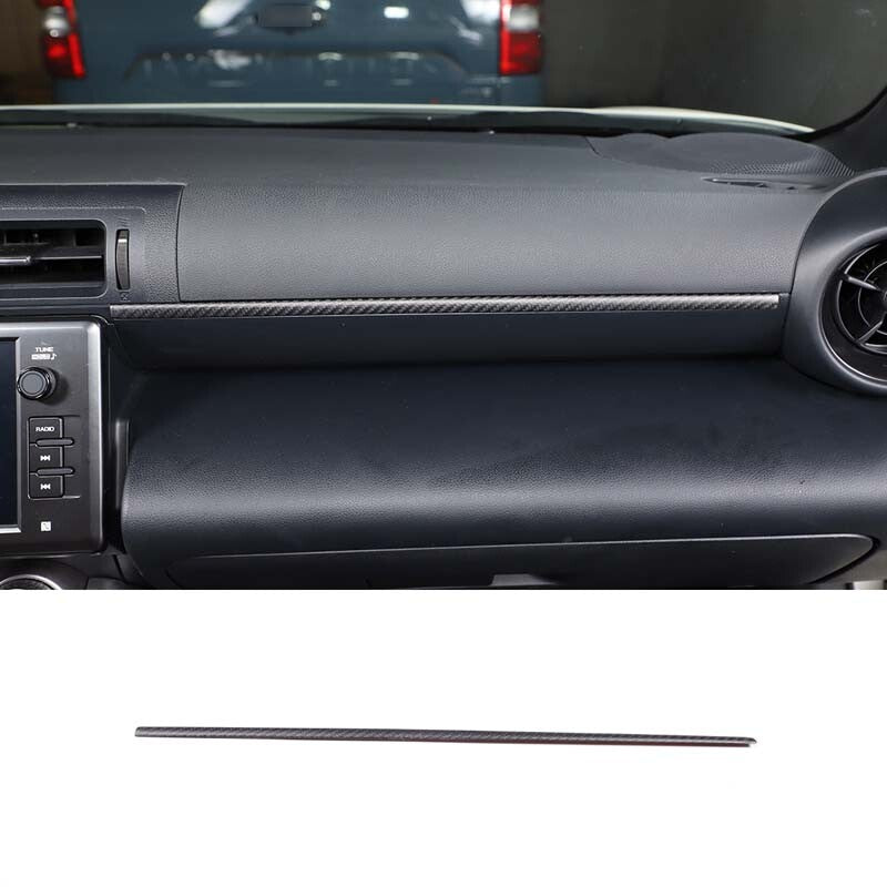 Matte Real Carbon Fiber Interior Center Trim Set For GR86/Subaru BRZ 2022+ 74