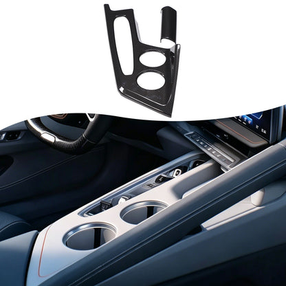 Carbon Fiber ABS Center Console Shift Panel Trim Set For Corvette C8 2026+ 27