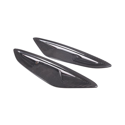 For BMW 8 Series G14 G15 G16 840i 2018-22 Dry Carbon Side Air Fender Vent Cover 10