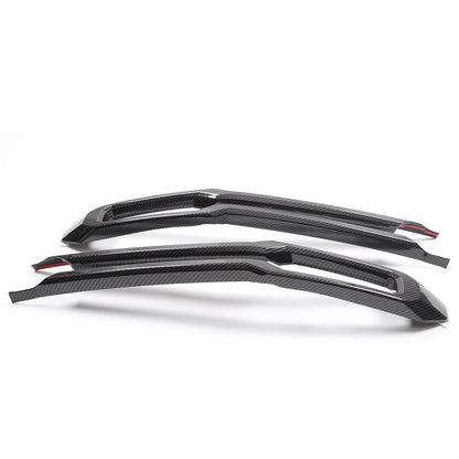Carbon Fiber ABS Front Bumper Protect Grille Cover Trim For Ford Maverick 22-23 12