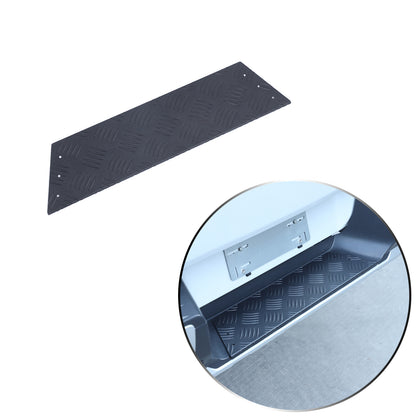 Black Alloy Rear Bumper Footrest Guard Plate For Mitsubishi L200 Triton 2019+ 16