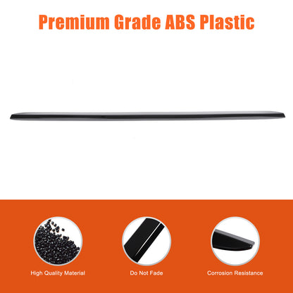 Glossy Black Front Grille Upper Engine Hood Trim For Toyota Land Cruiser LC250 18