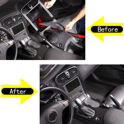Matte Black ABS Center Console Panel Cover Trim Set For 2005-2013 Corvette C6 15