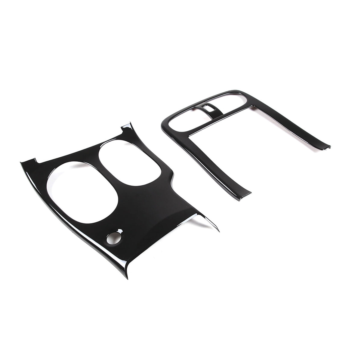 Glossy Black ABS Interior Full Center Console Trim Set For Corvette C6 05-13 US 11