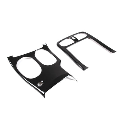 Glossy Black ABS Interior Full Center Console Trim Set For Corvette C6 05-13 US 11