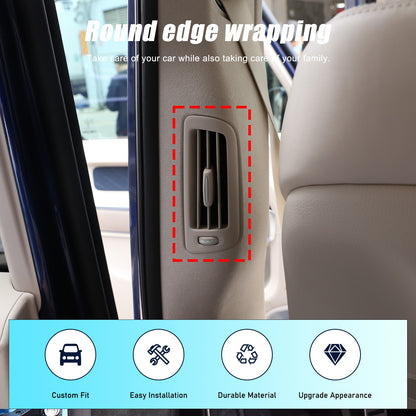 Real Carbon Fiber B-Pillar Air Outlet Trim Cover For Benz G-Class W463 2019+ 5