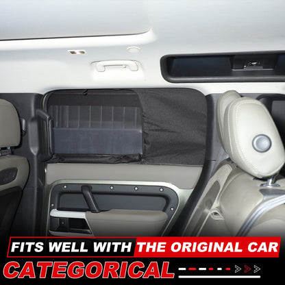 Rear Door Window Sun Shade Cover For Land Rover Defender L663 2020+ 7