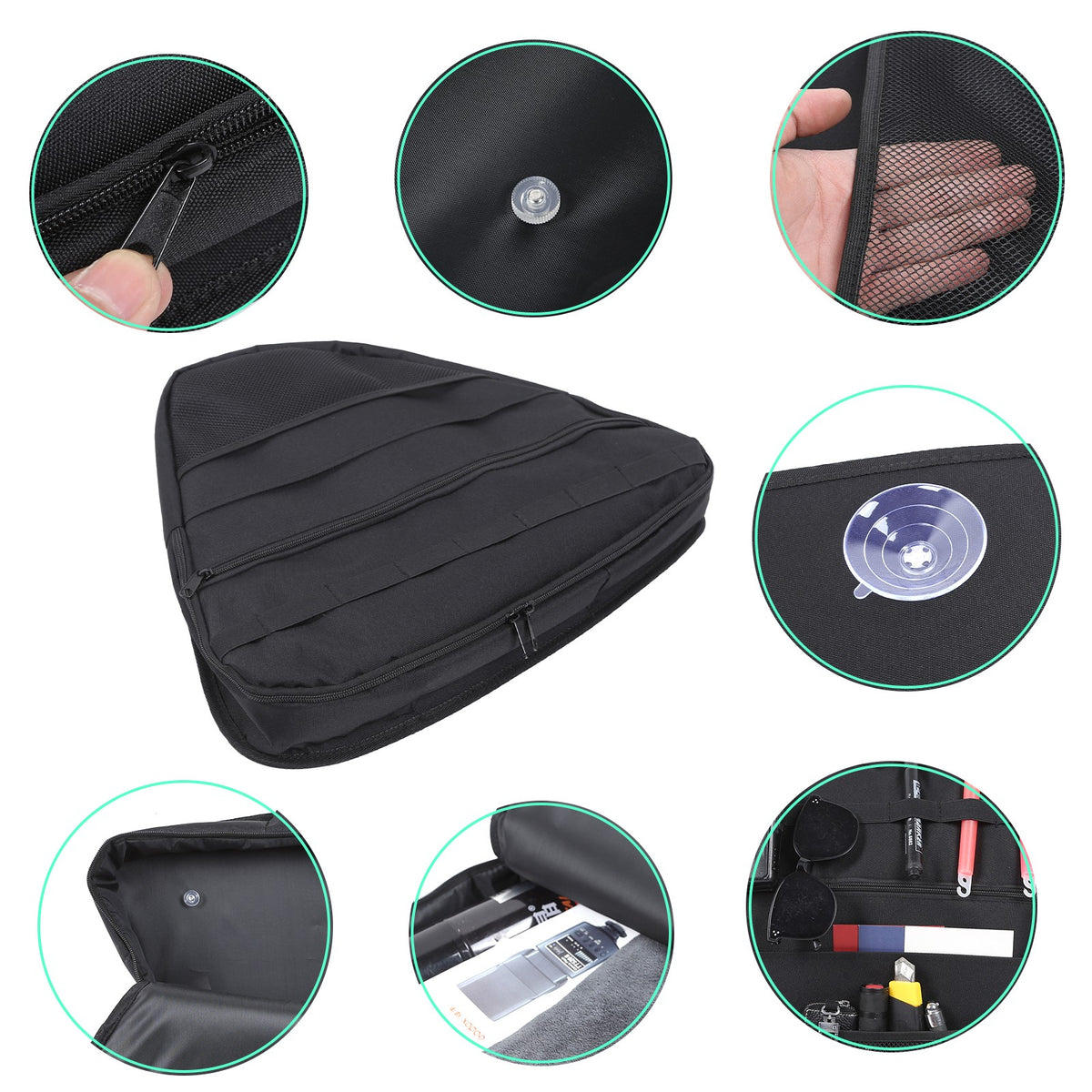 Rear Side Window Storage Bag Tray For Lexus LX J200 2022+ 15