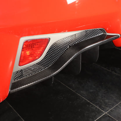 Real Carbon Fiber Rear Taillight Lower Crossbar Trim For Ferrari 458 2011-2016 8