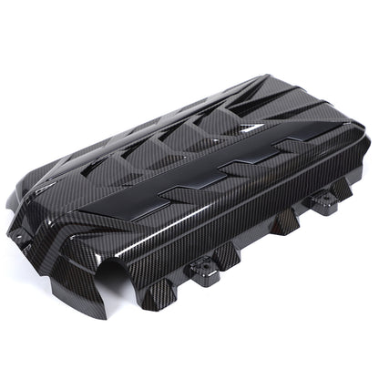 ABS Carbon Fiber Engine Bay Panel Cover in Edge Black For Corvette C8 2020+ 24